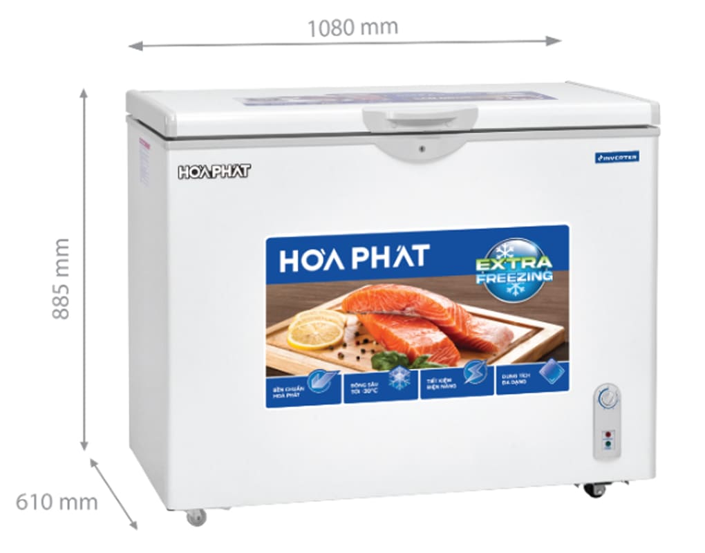 Tủ đông Hòa Phát Inverter 252 Lít HPF AD8252